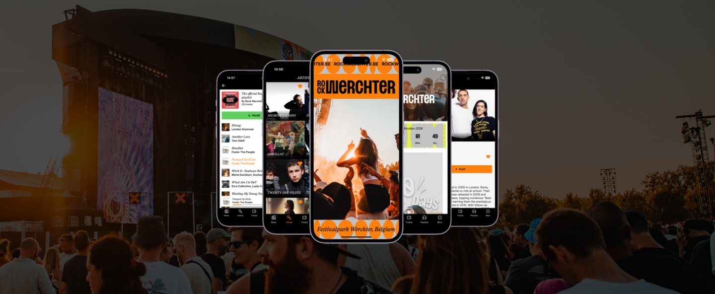 Download de Rock Werchter app!