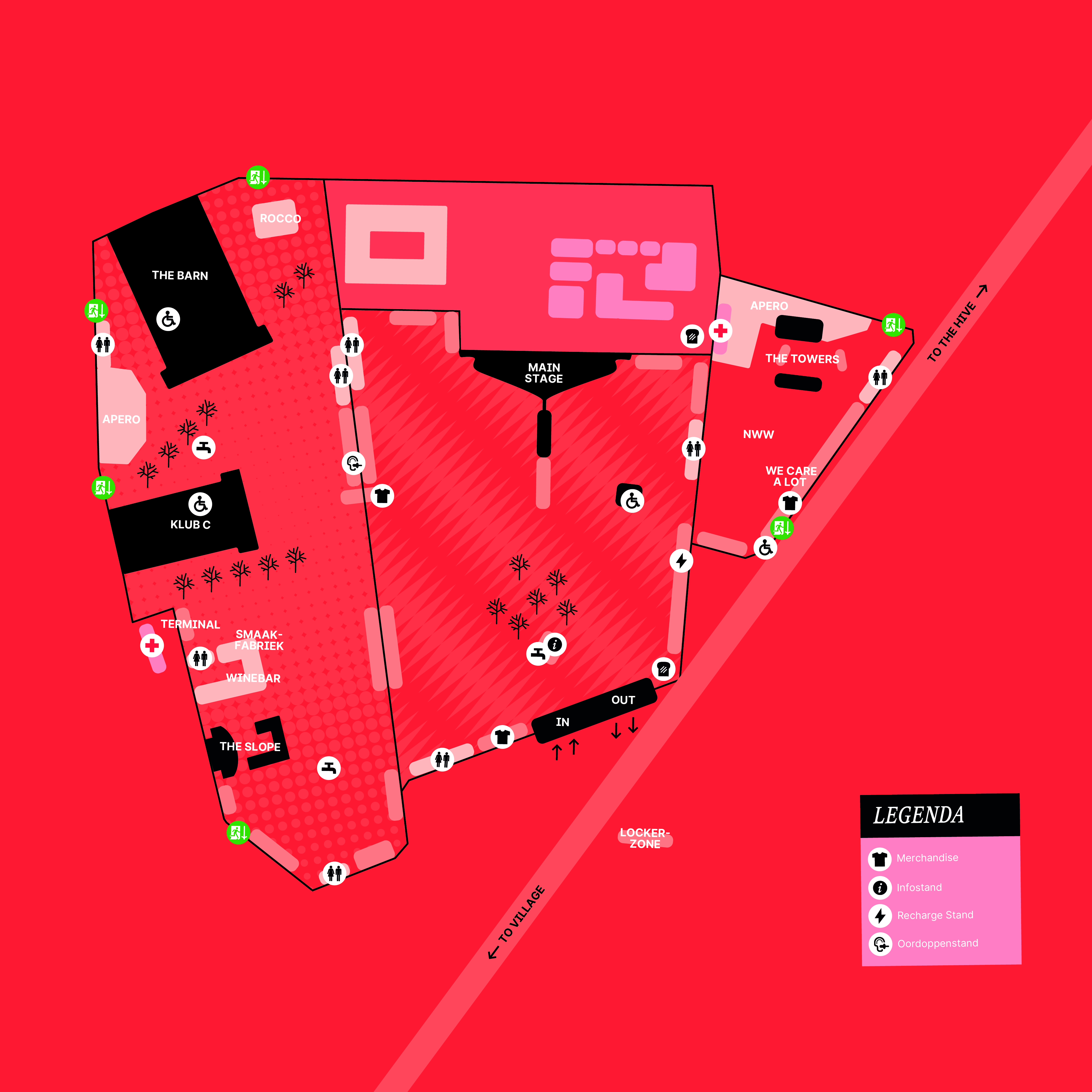 Carte du Parc du Festival